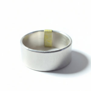 Traditional Wide Sterling Silver Ring Size 12.75 - Wedding Ring   9134 - handmade by Beth Millner Jewelry