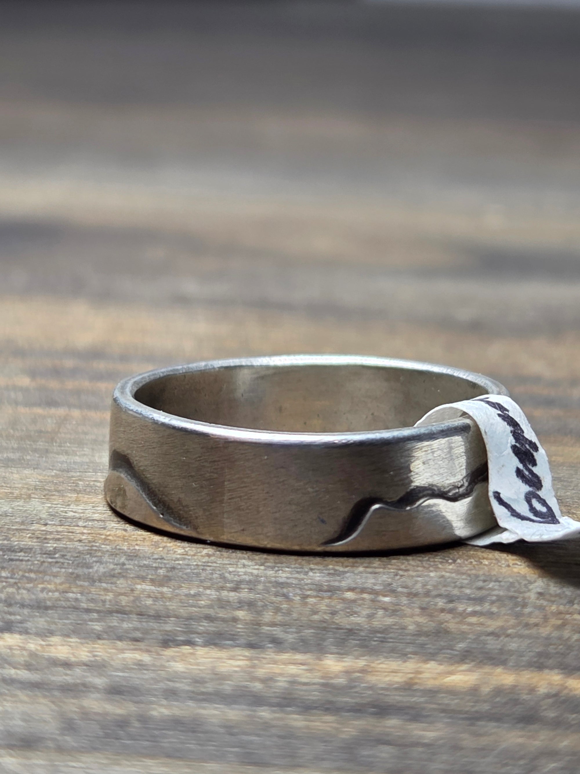 Mixed Metal Mountain Ring Size 9.75 - Wedding Ring   1160 - handmade by Beth Millner Jewelry