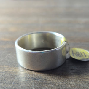 Traditional Wide Sterling Silver Ring Size 12.75 - Wedding Ring   9134 - handmade by Beth Millner Jewelry