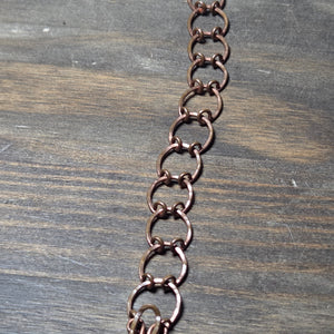 Handmade Copper Chain Bracelet - Chain & Cord   9065 - handmade by Beth Millner Jewelry