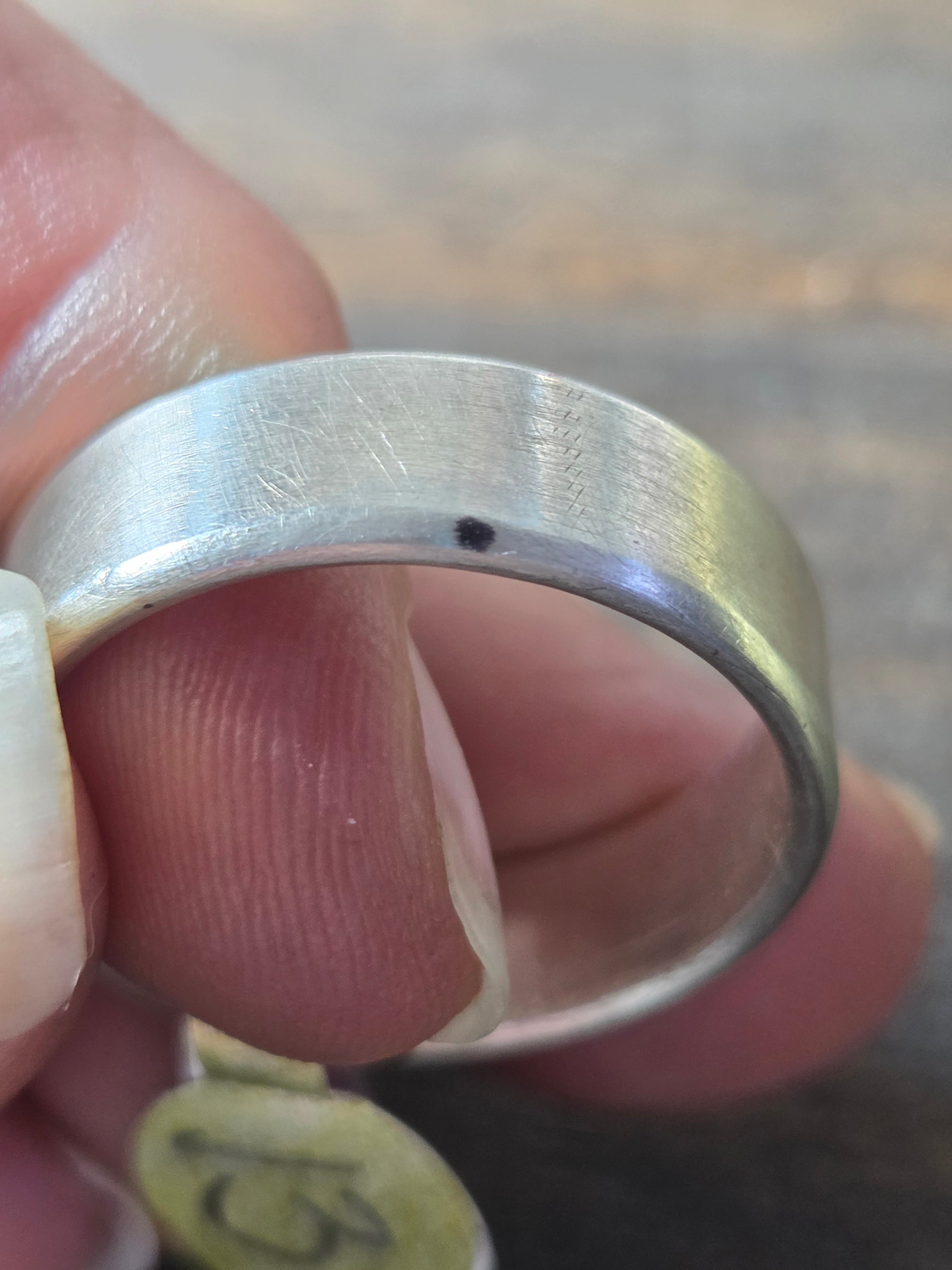 Traditional Sterling Silver Ring Size 13 - Wedding Ring   9137 - handmade by Beth Millner Jewelry