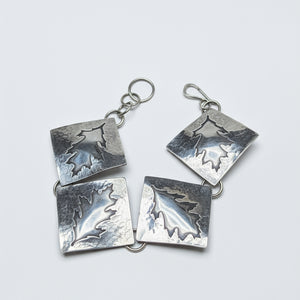 Darkened Maple Leaf Bracelet - Bracelet   9064 - handmade by Beth Millner Jewelry