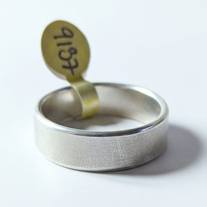 Traditional Sterling Silver Ring Size 13 - Wedding Ring   9137 - handmade by Beth Millner Jewelry