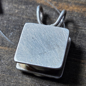 Leaf Locket Pendant - Locket   0165 - handmade by Beth Millner Jewelry