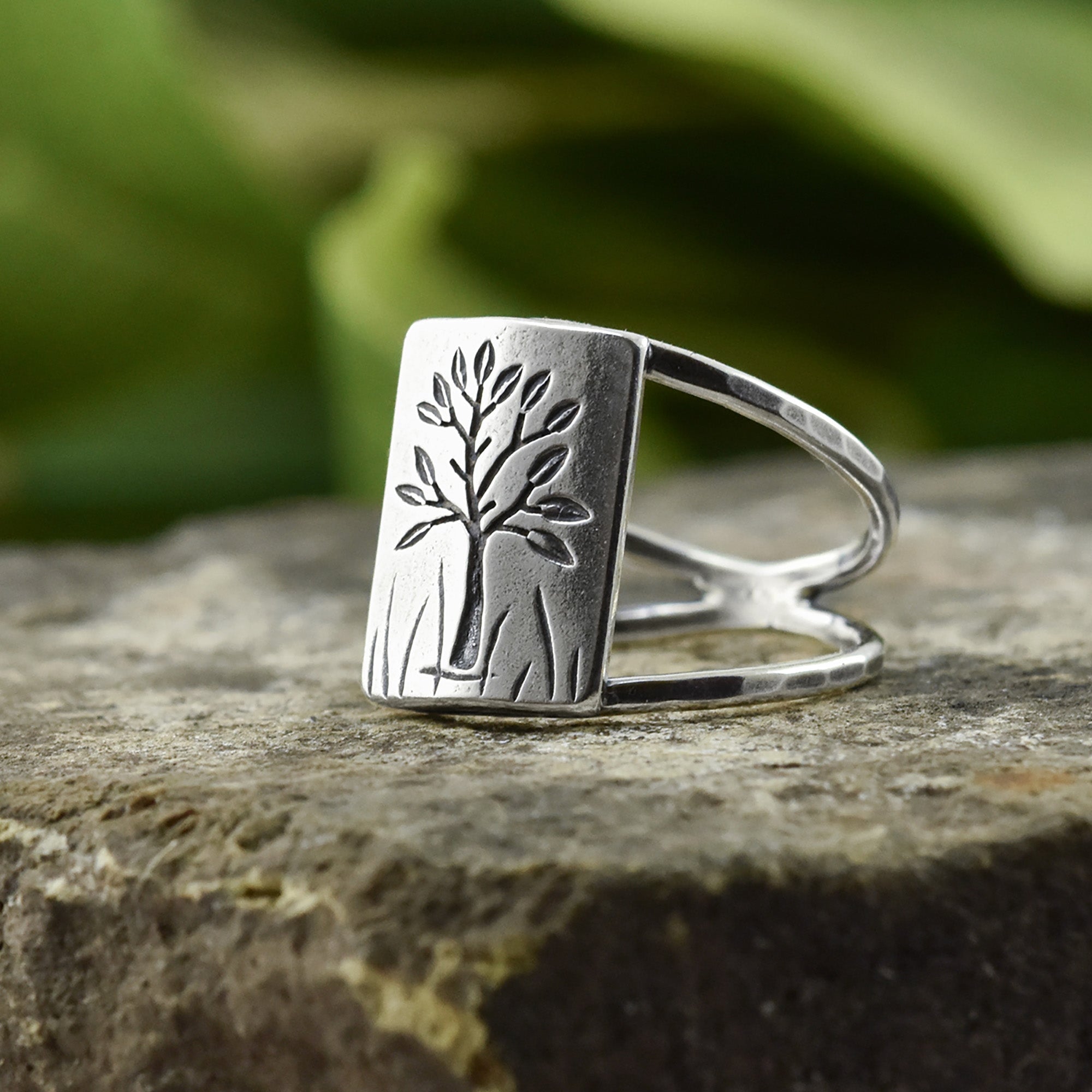 Twisted Sterling Silver Tree of Life Ring, Christian Theme with Jewelry  Gift Box – North Arrow Shop