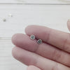 Paw Print Post Earrings - Silver Earrings - handmade by Beth Millner Jewelry