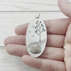 Three Little Birds Wonderland Pendant - Silver Pendant - handmade by Beth Millner Jewelry
