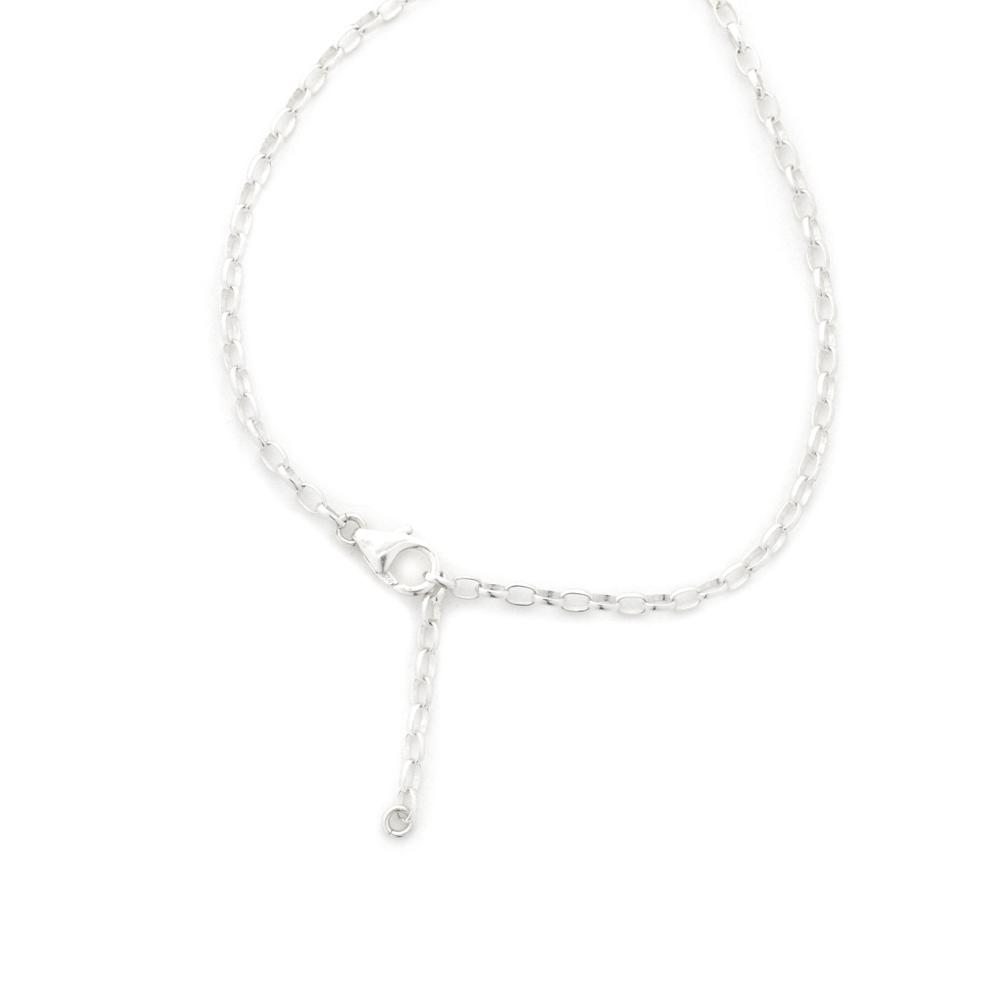 Chain - Adjustable Bright Silver Loopy - Chain & Cord  22