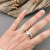 Birch Tree Trunk Ring, Wedding Ring handmade by Beth Millner Jewelry