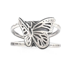 Butterfly Ring - Ring  Select Size  4 4017 - handmade by Beth Millner Jewelry