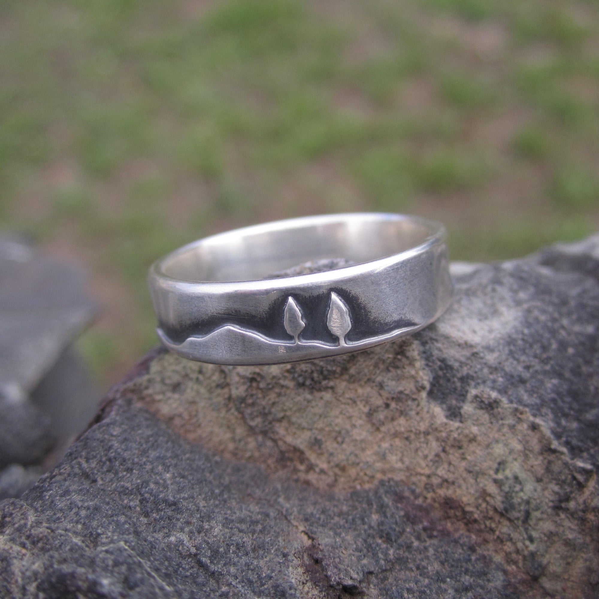 Silver Couple Rings - 0.75 Carat Stone – ZaveriX Silver