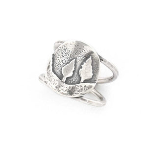 Conifer Couple Silver Ring - Ring  Select Size  4 5132 - handmade by Beth Millner Jewelry