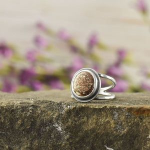 Copper Firebrick Ring - Size 7 - Ring   5758 - handmade by Beth Millner Jewelry