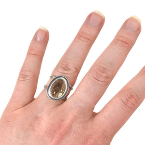 Copper Firebrick Ring - Size 7 - Ring   5759 - handmade by Beth Millner Jewelry