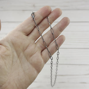 Chain - Handmade Dark Silver - Chain & Cord   6833 - handmade by Beth Millner Jewelry