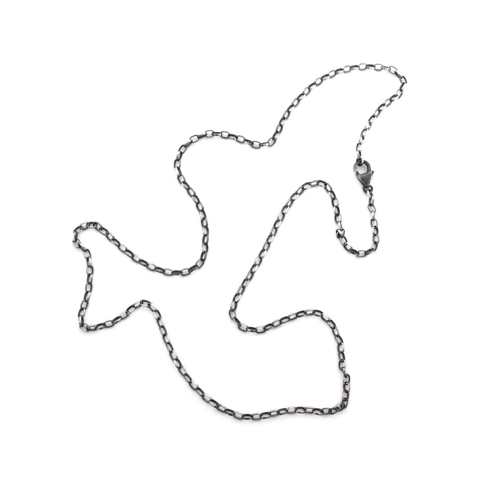 Chain - Adjustable Dark Silver Loopy - Chain & Cord  22