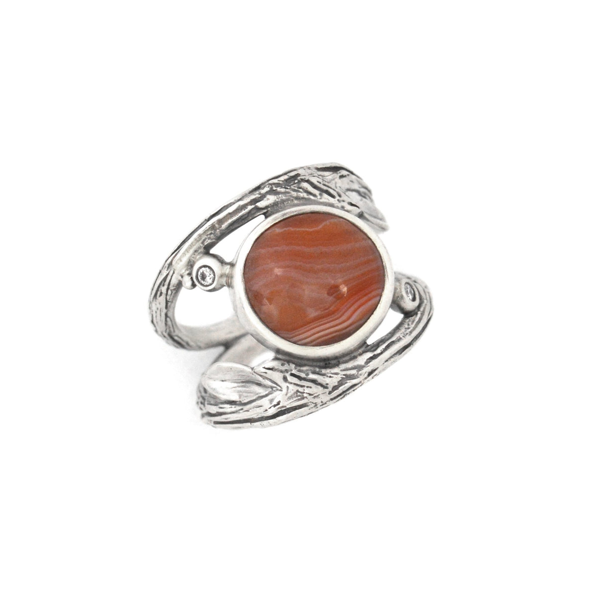 Dewdrop Forest Ring - Size 5.75 - Ring   3458 - handmade by Beth Millner Jewelry