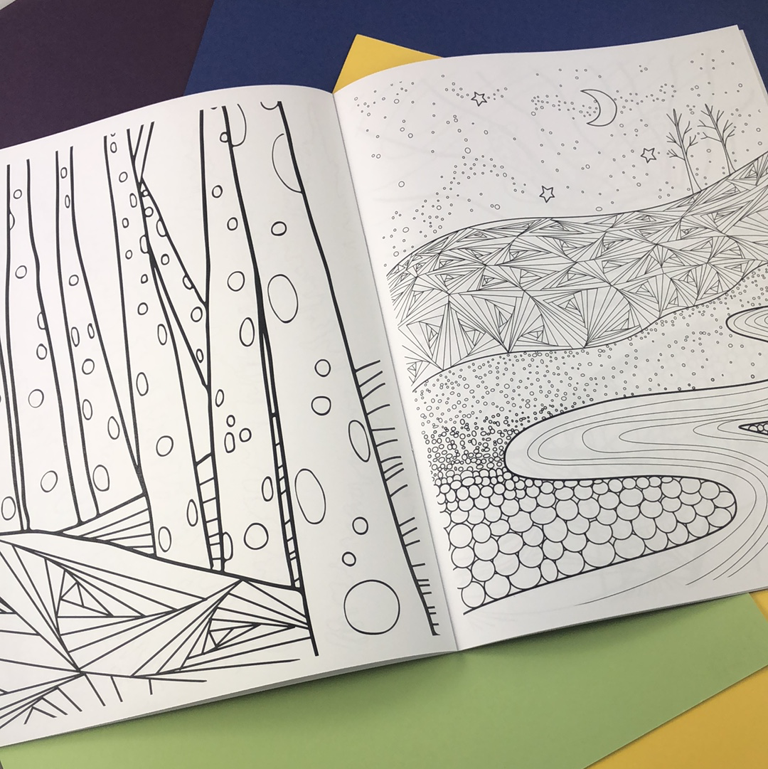 Dreamscapes Coloring Book - Tree Planted with Purchase - Artisan Goods   5536 - handmade by Beth Millner Jewelry