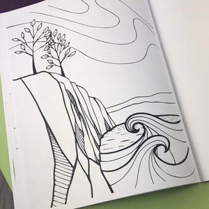 Dreamscapes Coloring Book - Tree Planted with Purchase - Artisan Goods   5536 - handmade by Beth Millner Jewelry