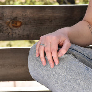 Fond Fern Ring - Wedding Ring  6mm / Select Size  6mm / 4 6997 - handmade by Beth Millner Jewelry