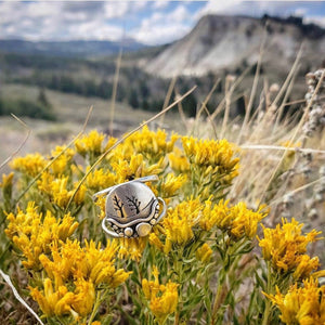 Frosted Pebble Trail Ring - Ring  Select Size  6 3613 - handmade by Beth Millner Jewelry