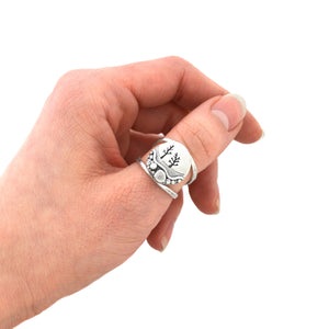 Frosted Pebble Trail Ring - Ring  Select Size  6 3613 - handmade by Beth Millner Jewelry