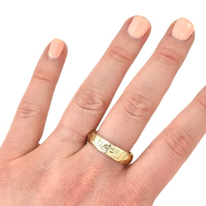 Gold Birch Tree Trunk Ring - your choice of gold - Wedding Ring  18K Palladium White Gold  14K Rose Gold 6362 - handmade by Beth Millner Jewelry