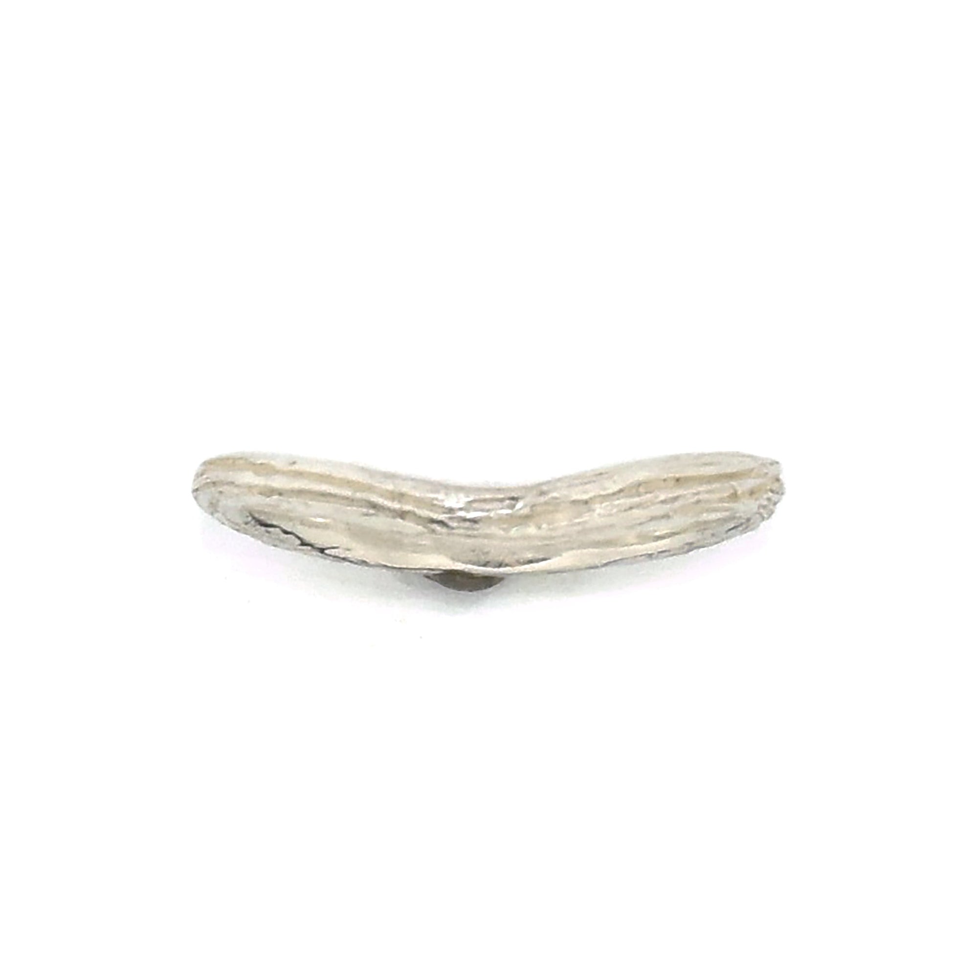 Gold Curved Twig Ring - your choice of gold - Wedding Ring  18K Palladium White Gold  14K Rose Gold 6350 - handmade by Beth Millner Jewelry