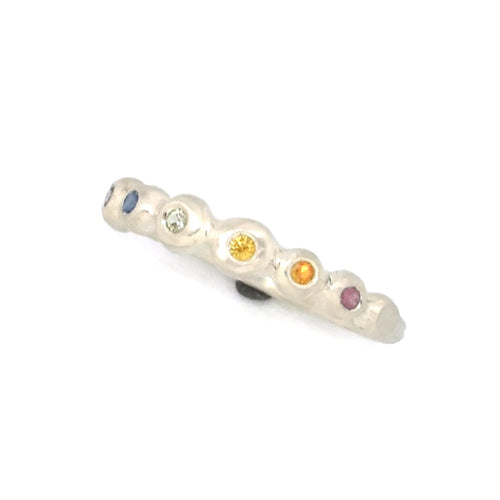Gold Rainbow Pride Ring - your choice of gold - Fundraiser for UP Rainbow Pride