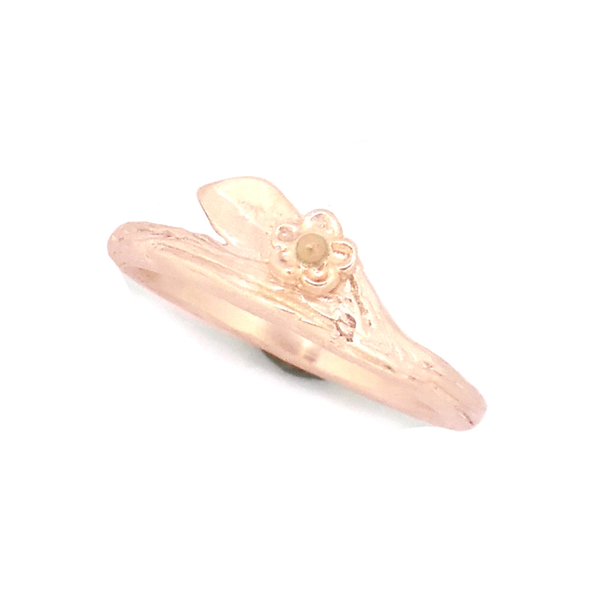 Gold Spring Twig Ring - your choice of gold - Wedding Ring 18K Palladium White Gold 14K Rose Gold 3909 - handmade by Beth Millner Jewelry