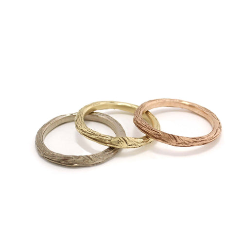 Gold Twig Ring - your choice of gold