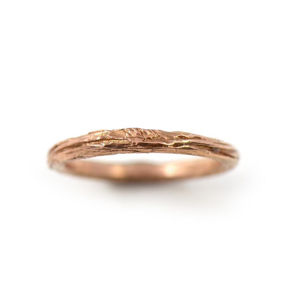 Gold Twig Ring - your choice of gold - Wedding Ring 18K Palladium White Gold 14K Rose Gold 3917 - handmade by Beth Millner Jewelry