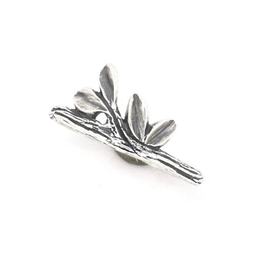 Silver Growing Love Twig Ring
