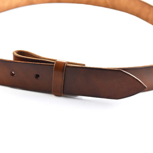 Handcrafted Leather Belt (S, M, L, XL) - Tree Planted with Purchase - Artisan Goods  Small  Medium 4137 - handmade by Beth Millner Jewelry