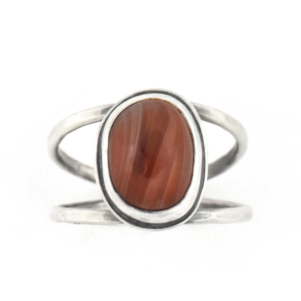 Lake Superior Agate Ring - Size 8.75 - Ring   5694 - handmade by Beth Millner Jewelry