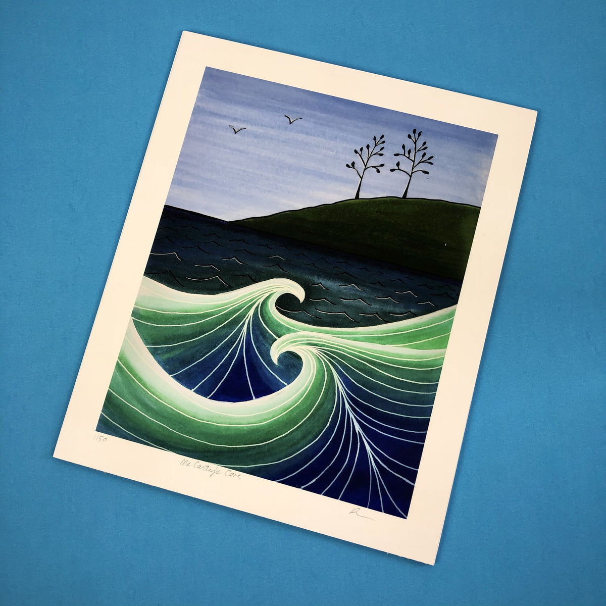 McCarty's Cove Artist Print - Tree Planting with Purchase - Artisan Goods 8"x10"  5520 - handmade by Beth Millner Jewelry