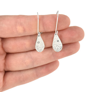 North Star Earrings - Silver Earrings   6653 - handmade by Beth Millner Jewelry