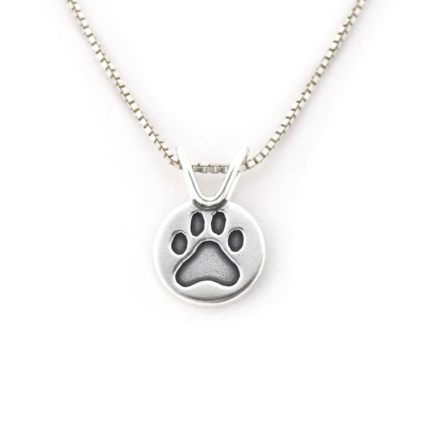 Paw Print Bar Necklace – Mountain Feather Designs