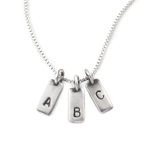 Personalized Initial Charms - Charm  A  B 2565 - handmade by Beth Millner Jewelry