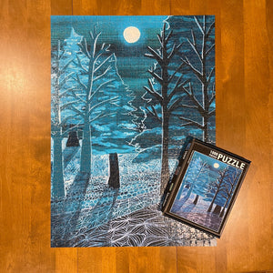 Presque Isle Moonlight 1000 Piece Puzzle - Tree Planted with Purchase - Artisan Goods   5672 - handmade by Beth Millner Jewelry