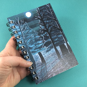 Presque Isle Moonlight Hemp Sketchbook - Tree Planted with Purchase - Artisan Goods   5512 - handmade by Beth Millner Jewelry