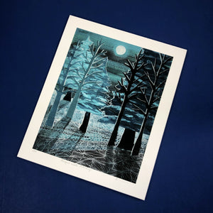 Presque Isle Morning Artist Print - Tree Planting with Purchase - Artisan Goods   5525 - handmade by Beth Millner Jewelry