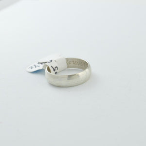 Traditional Sterling Silver Ring Size 8.5 - Wedding Ring   1265 - handmade by Beth Millner Jewelry