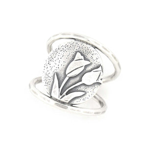 Spring Tulip Bouquet Ring 9.25 - Ring  Select Size  9.25 5490 - handmade by Beth Millner Jewelry