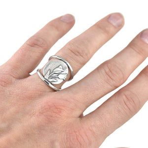Spring Tulip Bouquet Ring 9.25 - Ring  Select Size  9.25 5490 - handmade by Beth Millner Jewelry