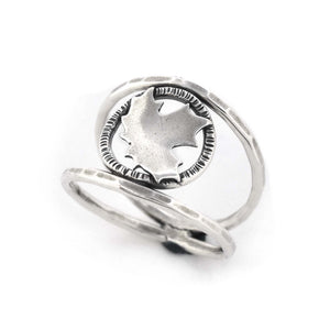 Sugar Maple Leaf Ring Size 8.25 - Ring  Select Size  8.25 5264 - handmade by Beth Millner Jewelry