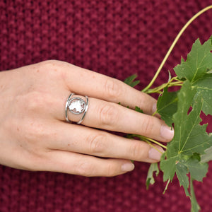 Sugar Maple Leaf Ring Size 8.25 - Ring  Select Size  8.25 5264 - handmade by Beth Millner Jewelry