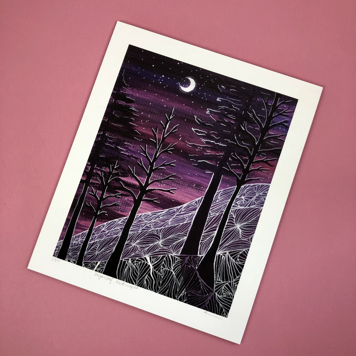 Sugarloaf Midnight Artist Print - Tree Planting with Purchase - Artisan Goods   5524 - handmade by Beth Millner Jewelry