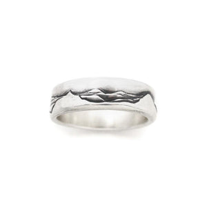 Silver Sugarloaf Mountain Ring - Wedding Ring  Select Size  4 3395 - handmade by Beth Millner Jewelry