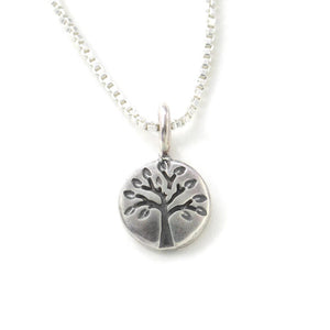 Summer Tree Lentil Charm - Charm   3191 - handmade by Beth Millner Jewelry